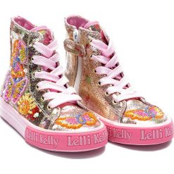 Sneakersy w kolorze złotym ze wzorem. Żółte trampki dziewczęce Sneakers for Kids, bez wzorów, na sznurówki. W wyprzedaży za 185,95 zł.