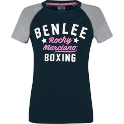 BenLee Aurora Koszulka damska granatowy. Niebieskie bluzki z odkrytymi ramionami BenLee, xs, z nadrukiem, z okrągłym kołnierzem. Za 62,90 zł.