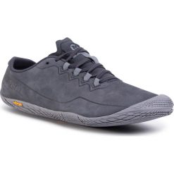 Buty MERRELL - Vapor Glove 3 J5000503 Granite. Szare buty sportowe męskie Merrell, ze skóry, bez zapięcia, do biegania. Za 399,00 zł.