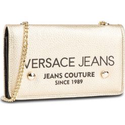 Torebka VERSACE JEANS - E3VTBPD4 901. Żółte torebki klasyczne damskie Versace Jeans, bez wzorów, z jeansu, klasyczne, bez dodatków. W wyprzedaży za 229,00 zł.