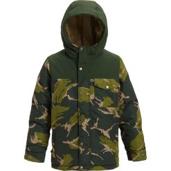 Kurtka funkcyjna "Barnone" w kolorze oliwkowo-zielono-beżowym. Brązowe kurtki chłopięce marki Burton Kids, moro. W wyprzedaży za 267,95 zł.