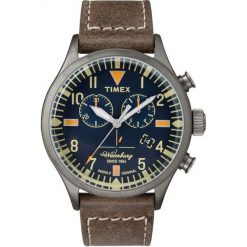 Zegarek Timex Męski TW2P84100 Waterbury Collection Chrono brązowy. Pomarańczowe zegarki męskie Timex. Za 329,00 zł.