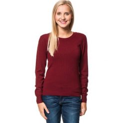 Sweter w kolorze bordowym. Czerwone bez kategorii marki William de Faye, z kaszmiru, z okrągłym kołnierzem. W wyprzedaży za 113,95 zł.