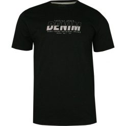 Czarny Bawełniany T-Shirt -PAKO JEANS- Męski, Okrągły Dekolt, Krótki Rękaw, DENIM, w Napisy TSPJNS10DARKcz. Czarne koszulki męskie Pako Jeans, m, z napisami, z bawełny, casualowe, z okrągłym kołnierzem, z krótkim rękawem, krótkie. Za 54,00 zł.