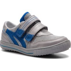 Sneakersy RENBUT - 33-4325 Jasny Popiel. Szare trampki chłopięce RenBut, bez wzorów, ze skóry, na rzepy. Za 179,00 zł.