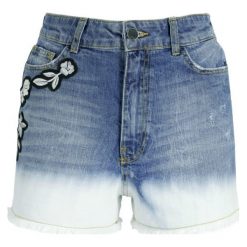 Szorty jeansowe TwinSet 191TT2052. Niebieskie szorty damskie Twinset, bez wzorów, z bawełny. W wyprzedaży za 319,00 zł.
