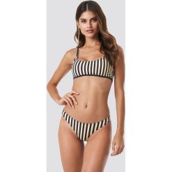 NA-KD Swimwear Sportowy dół bikini z wycięciami - Multicolor,Offwhite. Szare bikini NA-KD Swimwear. Za 52,95 zł.