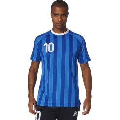 Adidas Koszulka męska Tango CC JSY niebieska r. L (AZ9712). Brązowe koszulki sportowe męskie marki Adidas, z bawełny. Za 119,27 zł.