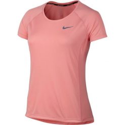 Topy sportowe damskie: Nike Koszulka damska Dry Miler Top Crew pomarańczowa r. XS (831530 808)