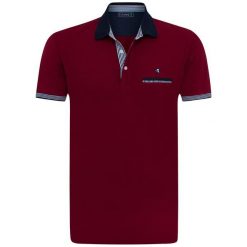 Sir Raymond Tailor Koszulka Polo Męska Whole Xl Wino. Czerwone koszulki męskie Sir Raymond Tailor, xl, bez wzorów, bez rękawów. Za 109,00 zł.