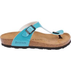 Buty damskie: Japonki w kolorze turkusowym