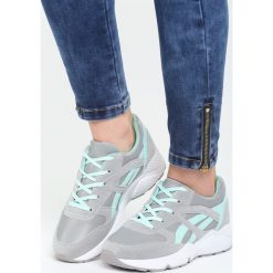 Szaro-Miętowe Buty Sportowe Firmament. Szare buty sportowe damskie marki Born2be, z materiału. Za 69,99 zł.