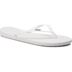 Japonki ROXY - ARJL100663 Wht. Białe klapki damskie Roxy, bez wzorów, z tworzywa sztucznego, bez obcasa. W wyprzedaży za 49,00 zł.