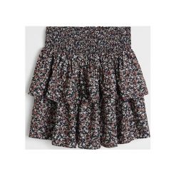 Mango Kids - Spódnica Rolling 110-164 cm. Zielone spódniczki dziewczęce Mango Kids, w kwiaty, z wiskozy, mini, rozkloszowane. Za 99,90 zł.