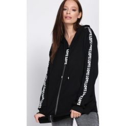 Czarna Bluza Rhythm. Czarne bluzy sportowe damskie Born2be, l, z długim rękawem, długie, z kapturem. Za 89,99 zł.