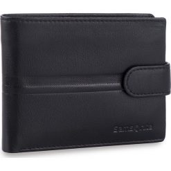 Duży Portfel Męski SAMSONITE - 001-015A0-0294-01 Black. Czarne portfele męskie Samsonite, bez wzorów, ze skóry. W wyprzedaży za 149,00 zł.
