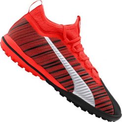 Buty piłkarskie Puma One 5.3 Tt M 105648-01. Czerwone buty sportowe męskie Puma, na jesień, ze skóry, na sznurówki, do piłki nożnej. W wyprzedaży za 359,00 zł.