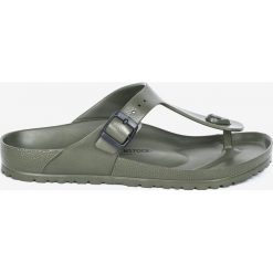 Birkenstock - Japonki Gizeh EVA. Zielone kapcie męskie marki Birkenstock, bez wzorów, z materiału. Za 139,90 zł.