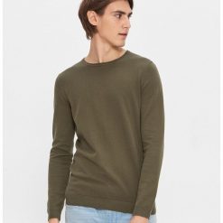 Sweter z bawełny organicznej - Khaki. Brązowe swetry męskie House, s, z bawełny. Za 79,99 zł.