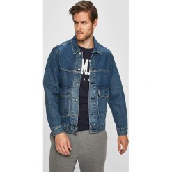 Levi's - Kurtka jeansowa. Niebieskie płaszcze męskie Levi's®, s, bez wzorów, z bawełny, krótkie, bez kaptura. W wyprzedaży za 399,90 zł.