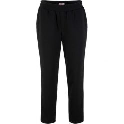 Spodnie 7/8 z kolekcji Maite Kelly bonprix czarny. Czarne spodnie damskie bonprix, z dresówki. Za 89,99 zł.