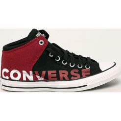 Converse - Tenisówki. Czarne trampki męskie Converse, bez wzorów, z gumy, na sznurówki. W wyprzedaży za 219,90 zł.