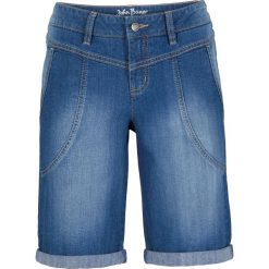 Bermudy dżinsowe bonprix niebieski. Niebieskie jeansy damskie bonprix. Za 89,99 zł.