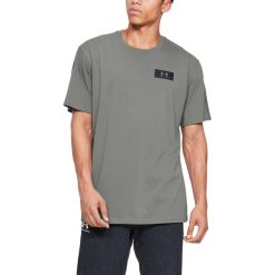 Under Armour Performance Koszulka Zielony. Zielone podkoszulki męskie Under Armour, xl, z nadrukiem, z bawełny, z krótkim rękawem. Za 171,95 zł.