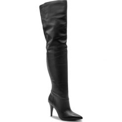 Muszkieterki MICHAEL MICHAEL KORS - Rosalyn Otk 40F8RAHB7L Black. Czarne kozaki damskie marki MICHAEL Michael Kors, ze skóry, bez obcasa, na obcasie, bez zapięcia. W wyprzedaży za 909,00 zł.