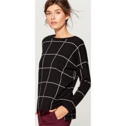 Sweter w kratę - Szary. Szare bez kategorii Mohito, s. W wyprzedaży za 59,99 zł.