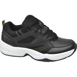 Sneakersy męskie Vty czarne. Czarne sneakersy męskie Vty, bez zapięcia. Za 119,90 zł.
