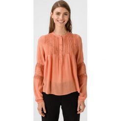 Vero Moda Kirsten Bluzka Pomarańczowy. Pomarańczowe bluzki damskie Vero Moda, s, bez wzorów, z wiskozy, bez kołnierzyka, bez rękawów. Za 175,95 zł.