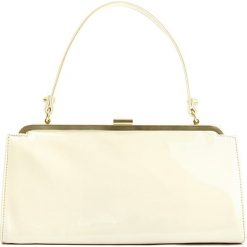 Torebki klasyczne damskie: Torebka „Betty” w kolorze kremowym – 32 x 16 x 8,5 cm