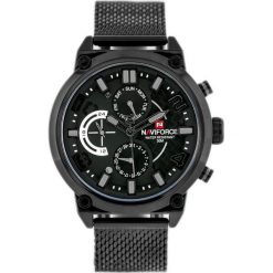 Zegarek Naviforce ZEGAREK MĘSKI NAVIFORCE HUSLER 2 (zn028b) - black/grey uniwersalny. Szare zegarki męskie Naviforce. Za 169,00 zł.