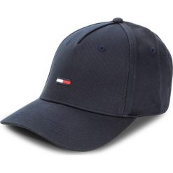 Czapka z daszkiem TOMMY JEANS - Tju Flag Cap M AU0AU00068 001. Niebieskie czapki damskie marki Tommy Jeans, bez wzorów, z bawełny. Za 129,00 zł.
