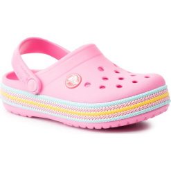 Klapki CROCS - Sport Cord Clog K 205899 Pink Lemonade. Różowe sandały dziewczęce Crocs, z tworzywa sztucznego, bez zapięcia. W wyprzedaży za 139,00 zł.