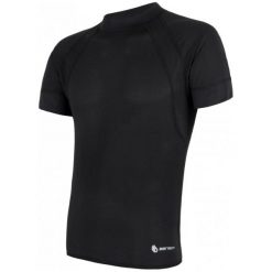 Koszulki sportowe męskie: Sensor Koszulka Coolmax Fresh Air P. Tr. Kr.Ruk.Black L
