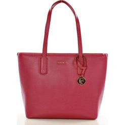 Oryginalna torebka shopper italian bag FURLA TENESA CIGLIEGIA. Szare torby damskie na zakupy Furla, bez wzorów, klasyczne, bez dodatków. Za 1299,00 zł.