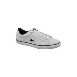 Buty Dziecko Lacoste Lerond BL 2 Jr 737CUJ0027042. Szare trampki dziewczęce marki Lacoste, bez wzorów, bez zapięcia. Za 279,99 zł.