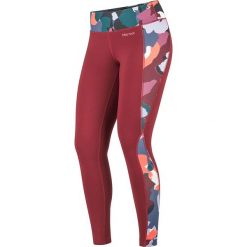 Legginsy funkcyjne "Midweight Meghan" w kolorze czerwonym. Czerwone legginsy damskie Marmot, l, bez wzorów, z materiału. W wyprzedaży za 99,95 zł.
