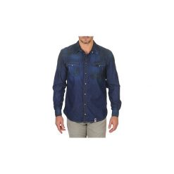 Koszule z długim rękawem Freeman T.Porter CORWEND DENIM. Niebieskie koszule męskie marki Freeman T. Porter, s, bez wzorów, z denimu, bez kołnierzyka, z długim rękawem. Za 351,20 zł.