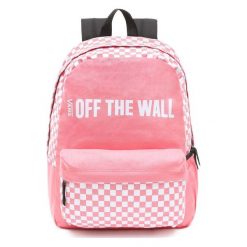 Vans Wm Central Realm Backpack. Różowe plecaki damskie Vans, w paski, sportowe, bez dodatków. Za 209,00 zł.
