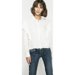 Only - Koszula. Szare koszule wiązane damskie ONLY, z lyocellu, casualowe, z długim rękawem. W wyprzedaży za 59,90 zł.