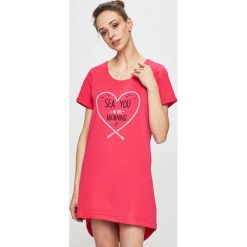 Henderson Ladies - Koszula nocna. Różowe piżamy damskie Henderson Ladies, s, z nadrukiem, z elastanu, bez rękawów. W wyprzedaży za 44,90 zł.