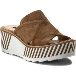 Chodaki damskie: Klapki ZINDA - 3425 Velour Cuero