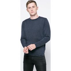 Only & Sons - Sweter. Niebieskie swetry klasyczne męskie marki Only & Sons, s, z bawełny, z okrągłym kołnierzem. W wyprzedaży za 79,90 zł.