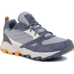 Buty COLUMBIA - Ivo Trial BM0825 Monument/Golden Yellow 036. Szare buty sportowe męskie Columbia, ze skóry, bez zapięcia, do biegania. W wyprzedaży za 339,00 zł.
