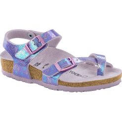 Buty dziecięce: Japonki „Taormina” w kolorze fioletowo-niebieskim – szerokość S