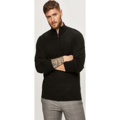 Brave Soul - Sweter. Czarne swetry męskie Brave Soul, s, bez wzorów, z dzianiny, bez kołnierzyka, bez kaptura. Za 89,90 zł.