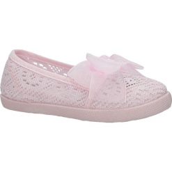 Różowe baleriny slip on ażurowe z kokardą casu cb-s152. Różowe baleriny dziewczęce Casu, bez wzorów, bez obcasa. W wyprzedaży za 29,99 zł.